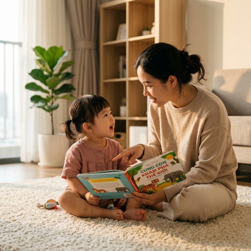 Bài test đánh giá phát triển ngôn ngữ & giao tiếp (18–36 tháng)